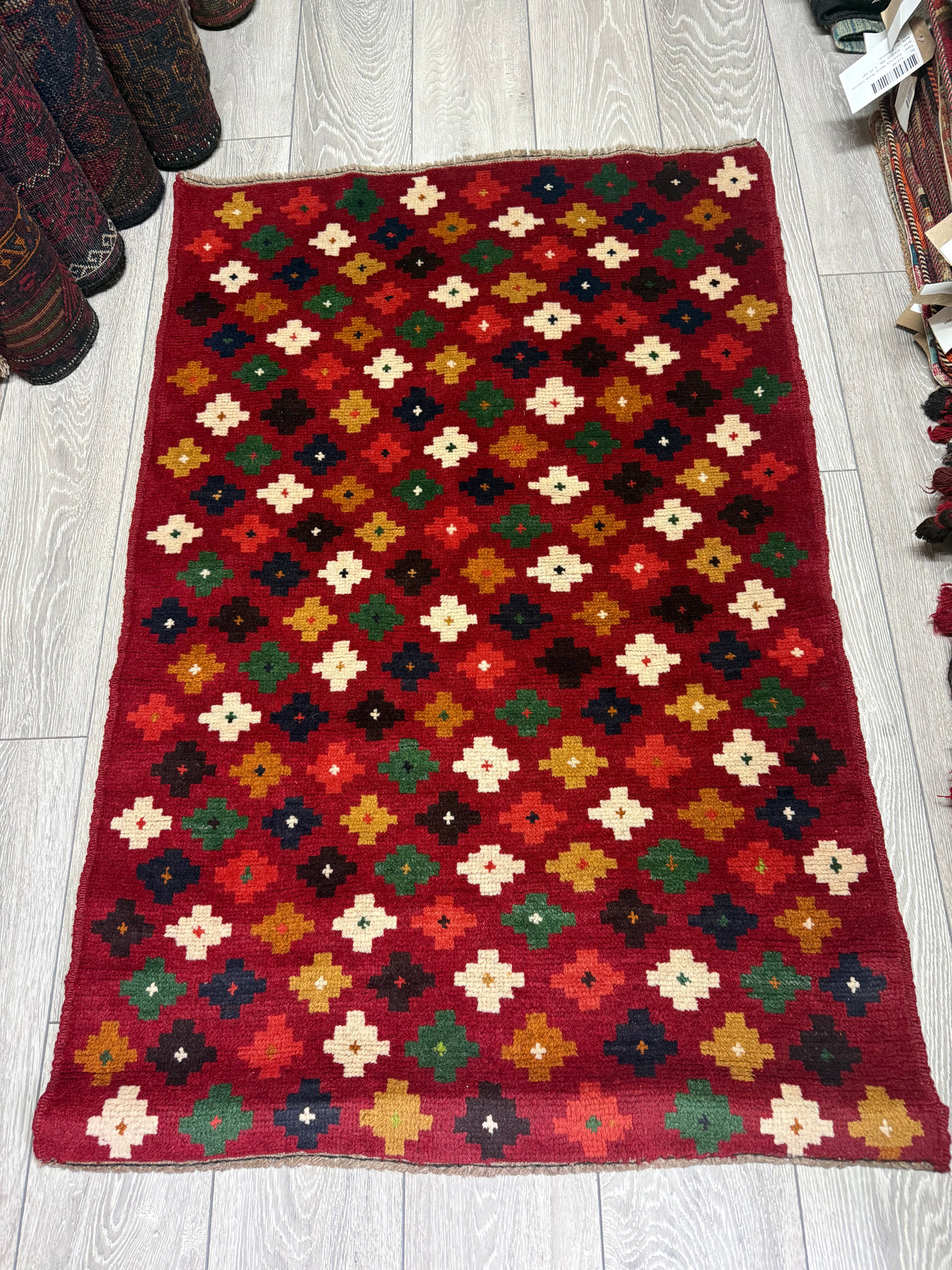 Afghan Belouch Gabbeh 100% wool 135x85cm