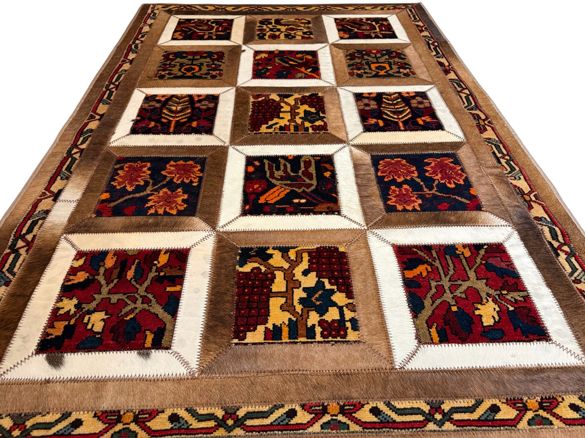 Persian Bakhtiari Garden design Rug 184×122 cm