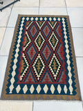 Beautiful genuine Persian Qashqai Kilim rug size:155x106cm