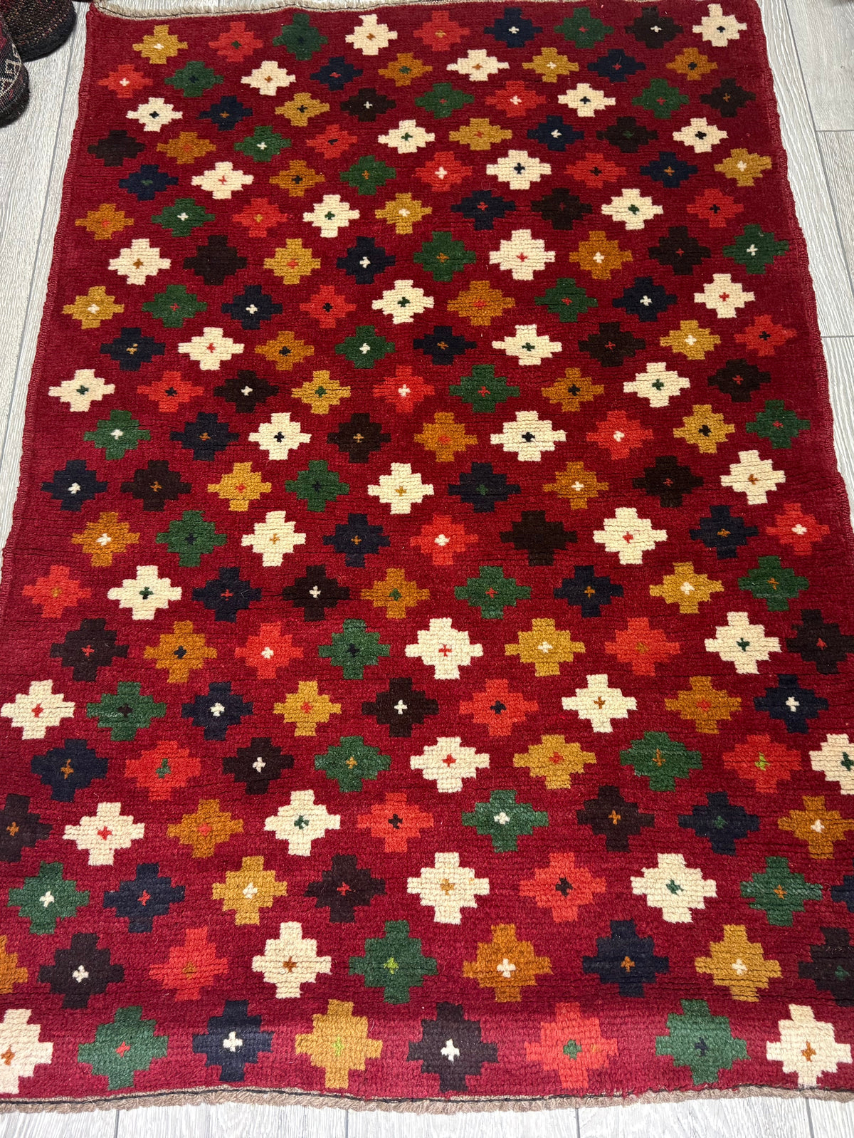 Afghan Belouch Gabbeh 100% wool 135x85cm