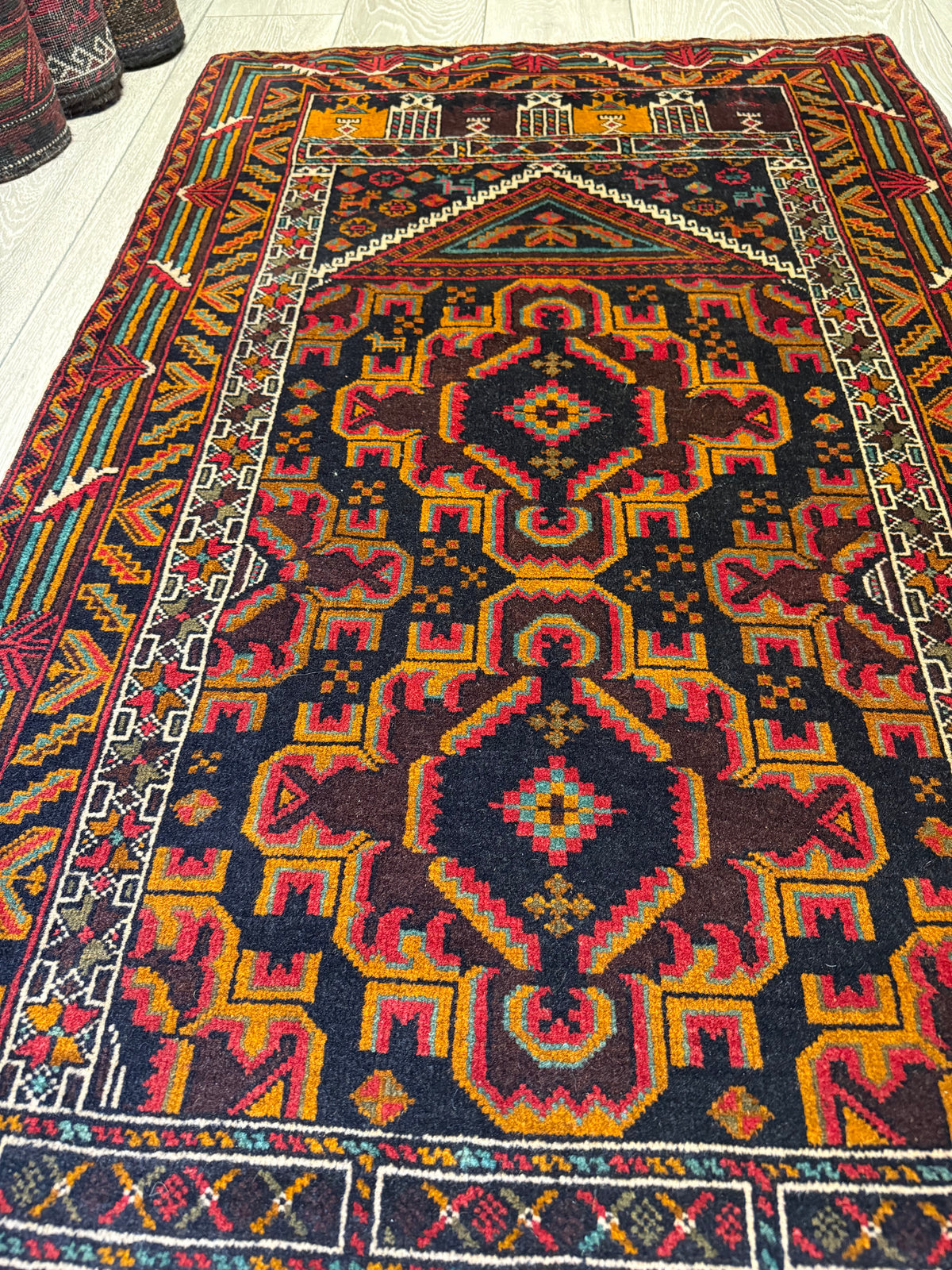 Handmade Afghan Balouch Rug 125x80 cm