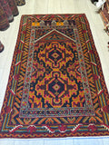 Handmade Afghan Balouch Rug 125x80 cm