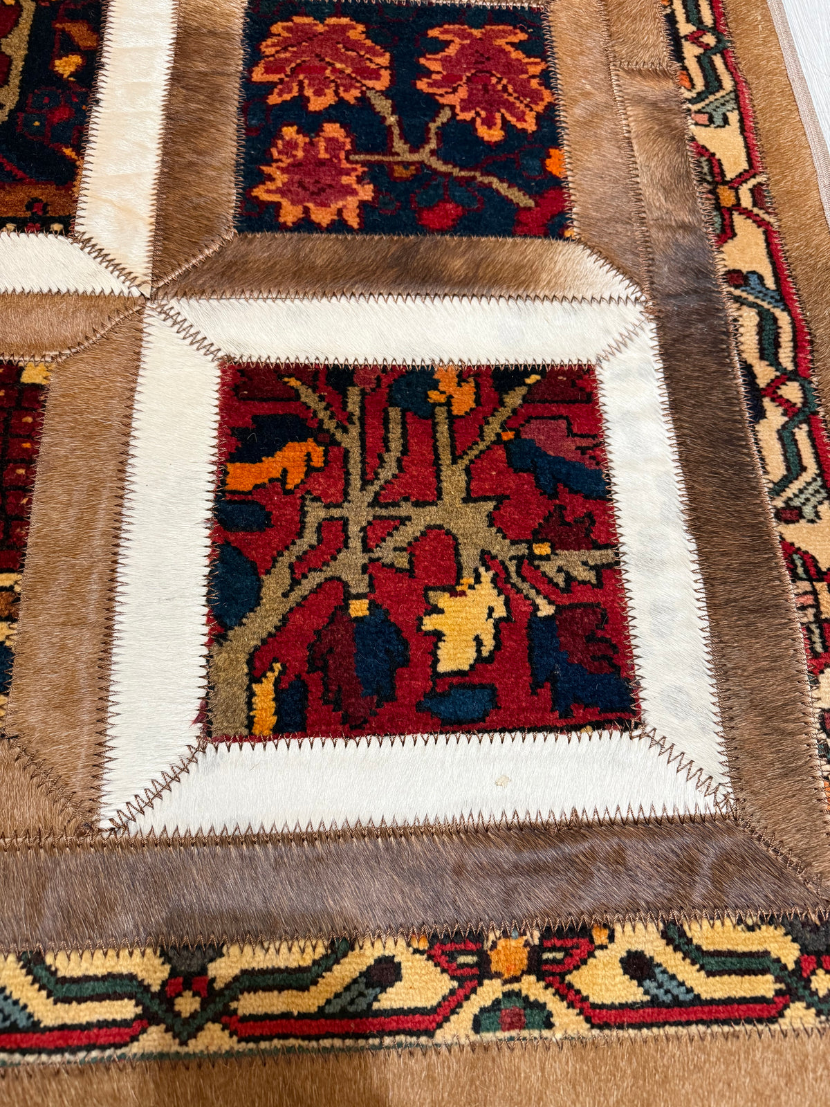 Persian Bakhtiari Garden design Rug 184×122 cm