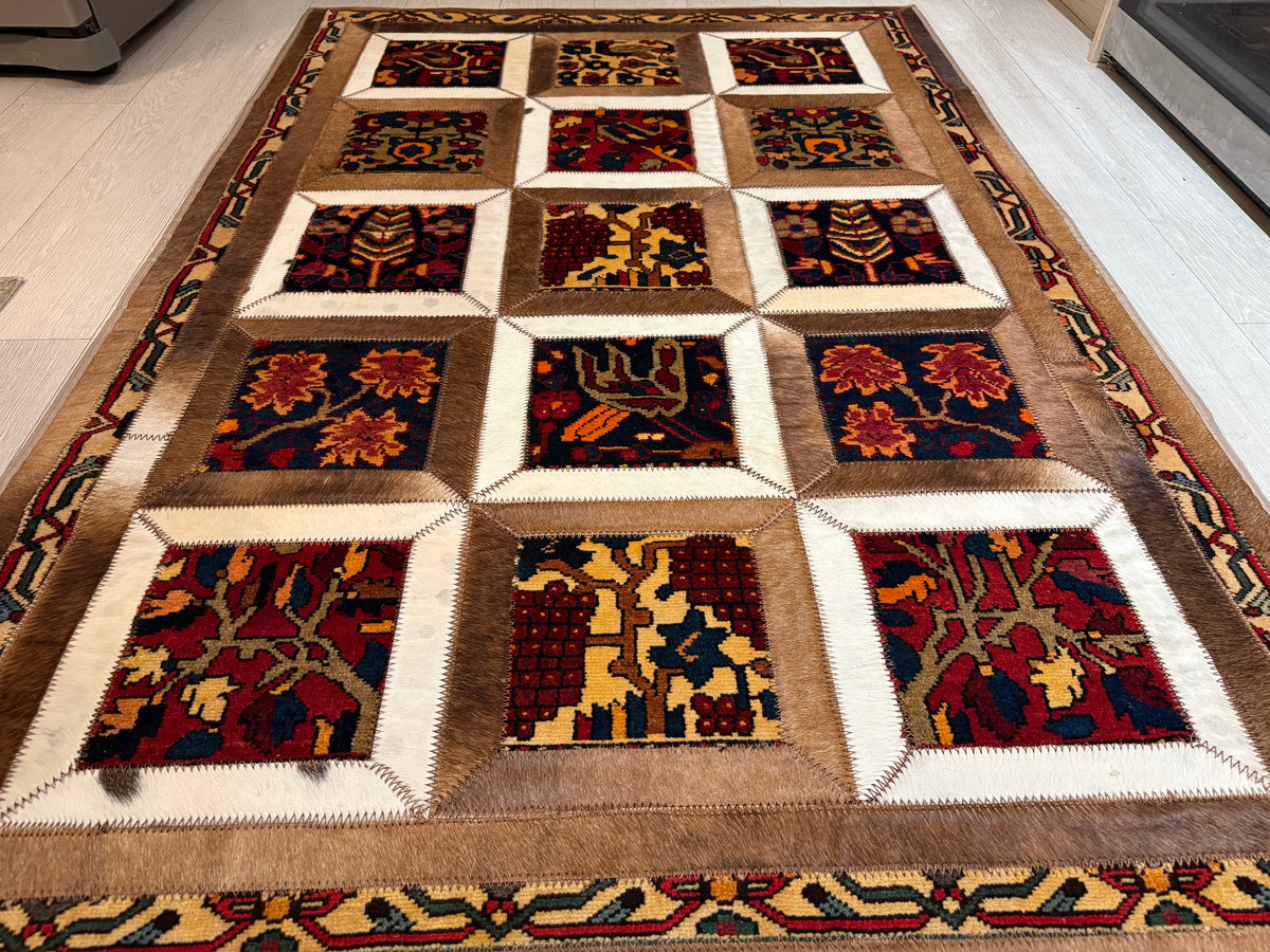 Persian Bakhtiari Garden design Rug 184×122 cm