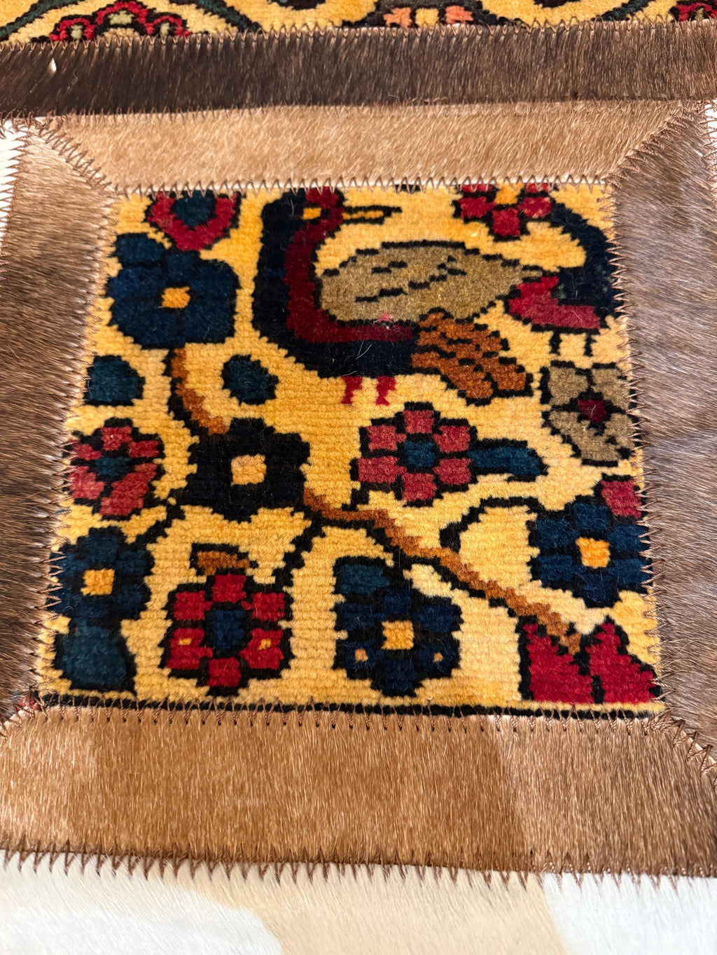 Persian Bakhtiari Garden design Rug 184×122 cm