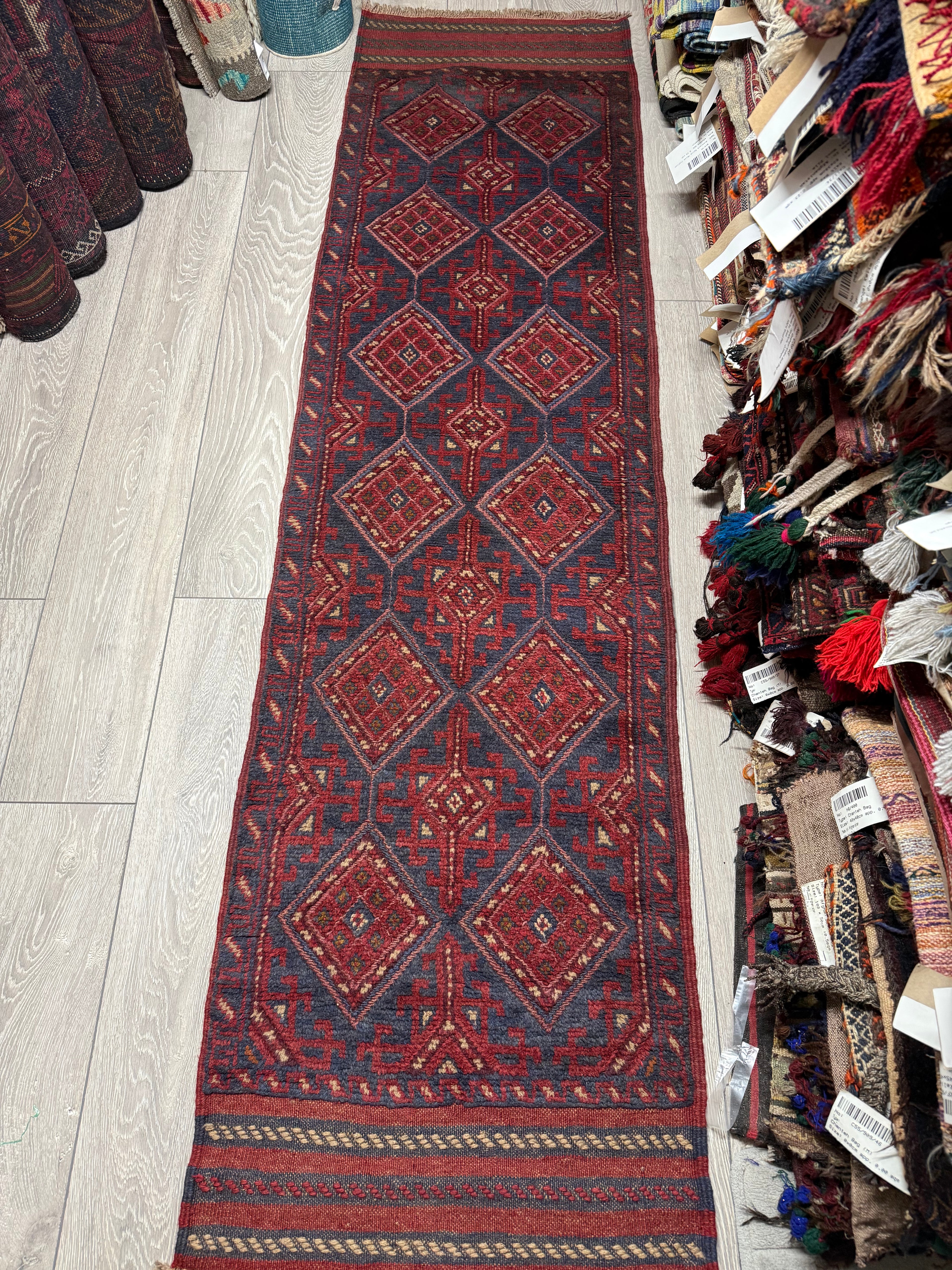 Afghan Mushwani Karokhi Runner – 234x60 cm
