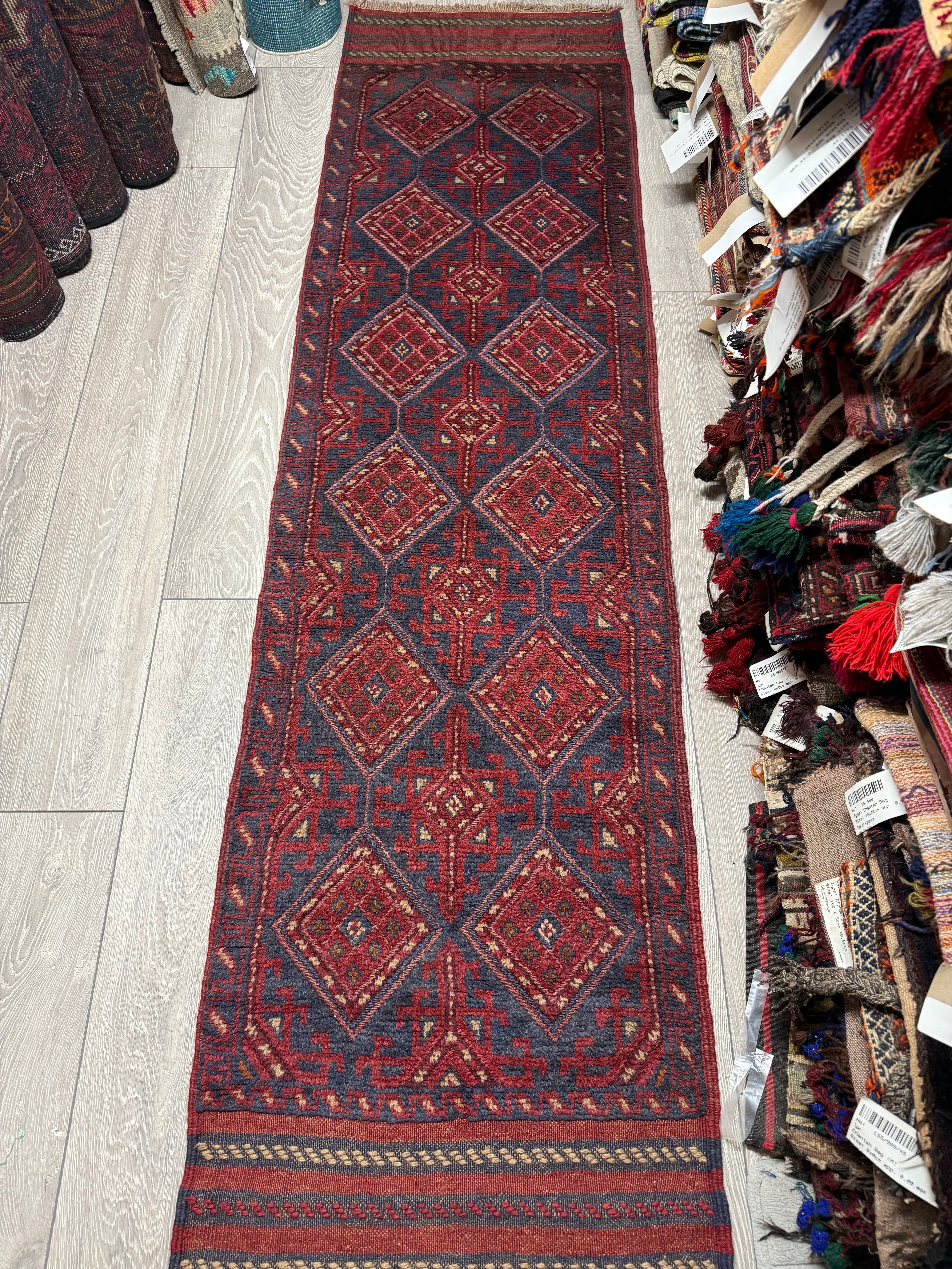 Afghan Mushwani Karokhi Runner – 234x60 cm