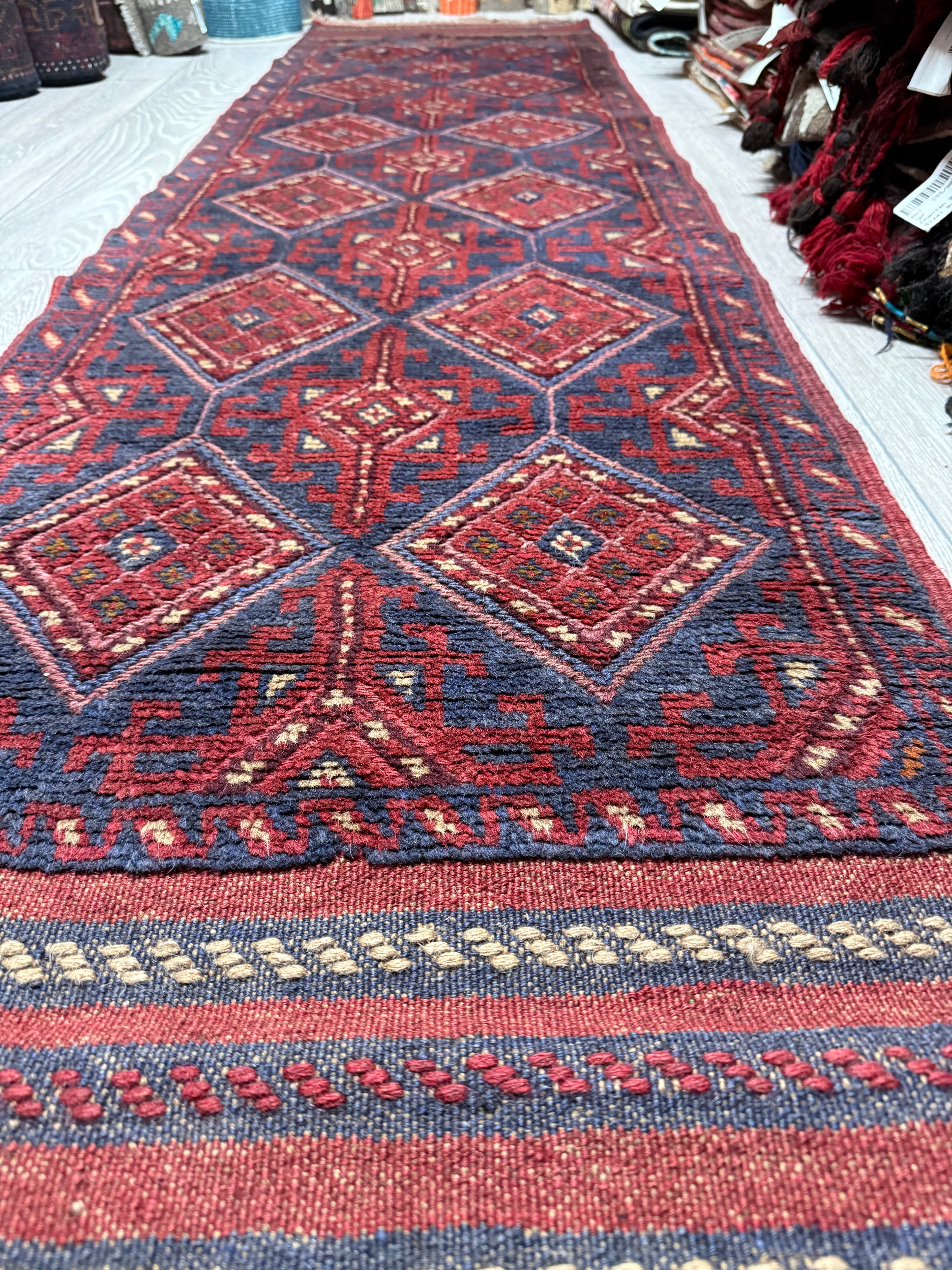 Afghan Mushwani Karokhi Runner – 234x60 cm
