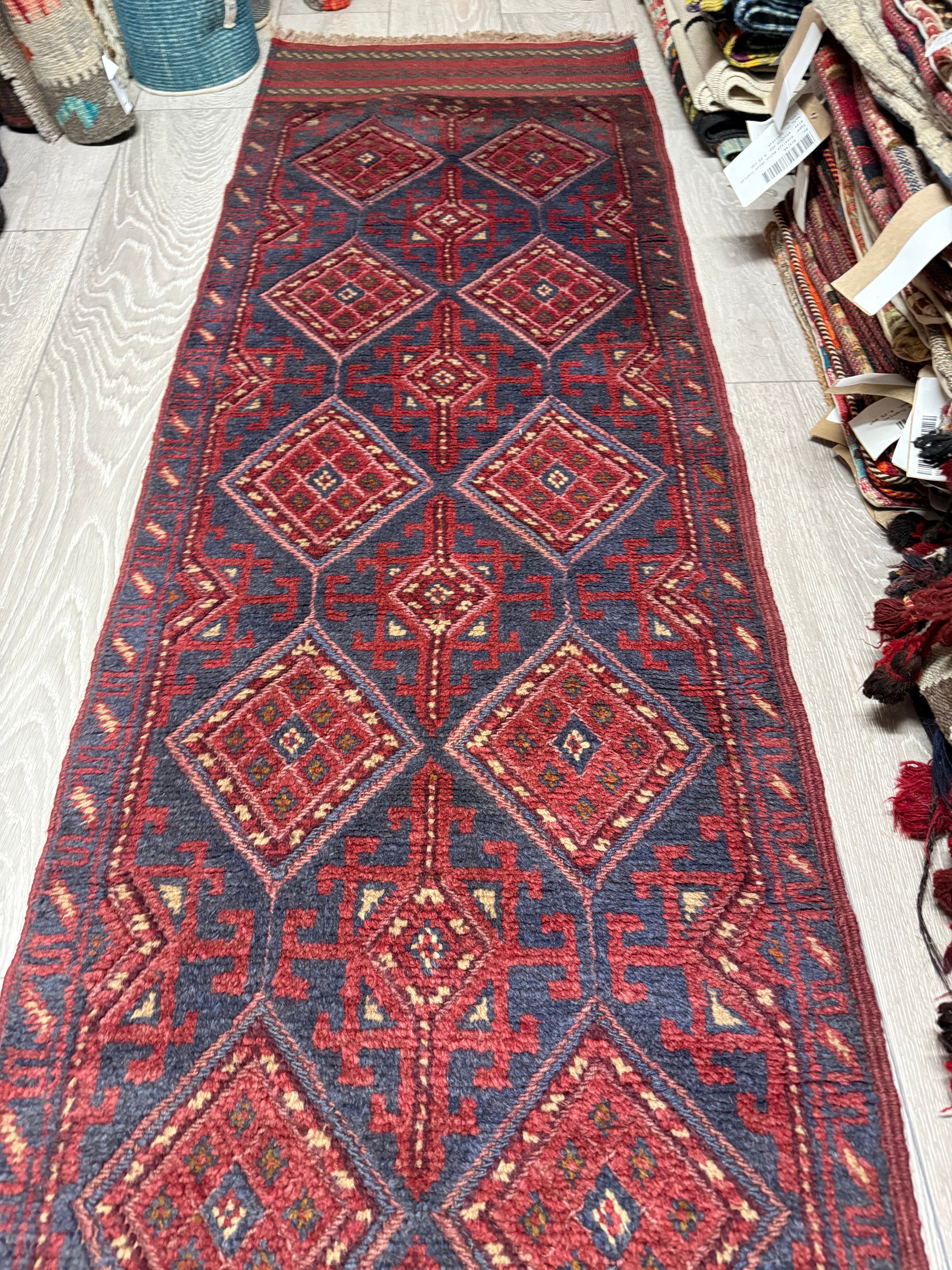 Afghan Mushwani Karokhi Runner – 234x60 cm