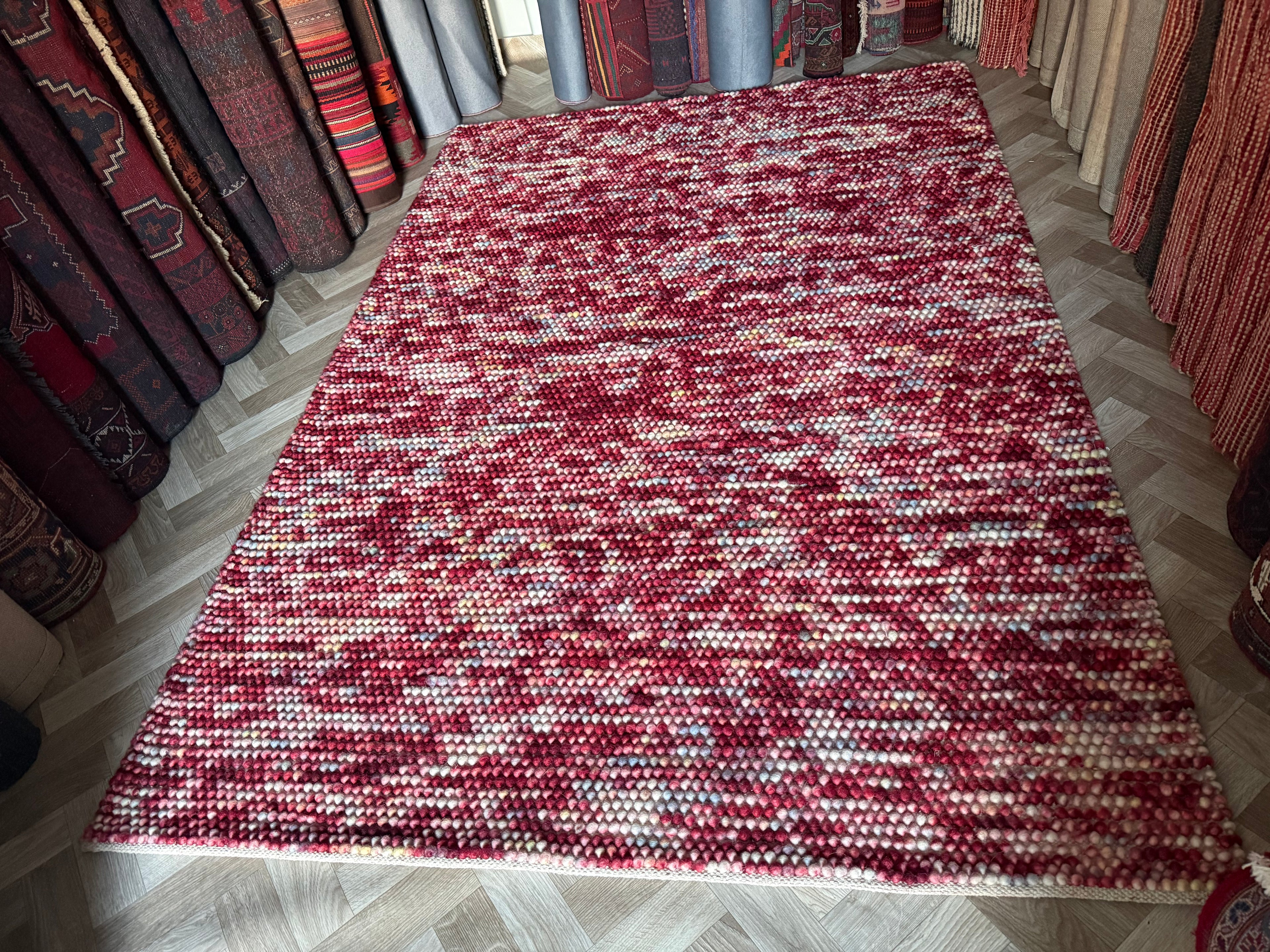 Beautiful Handmade Modern Wool Rug – 230 × 160 can