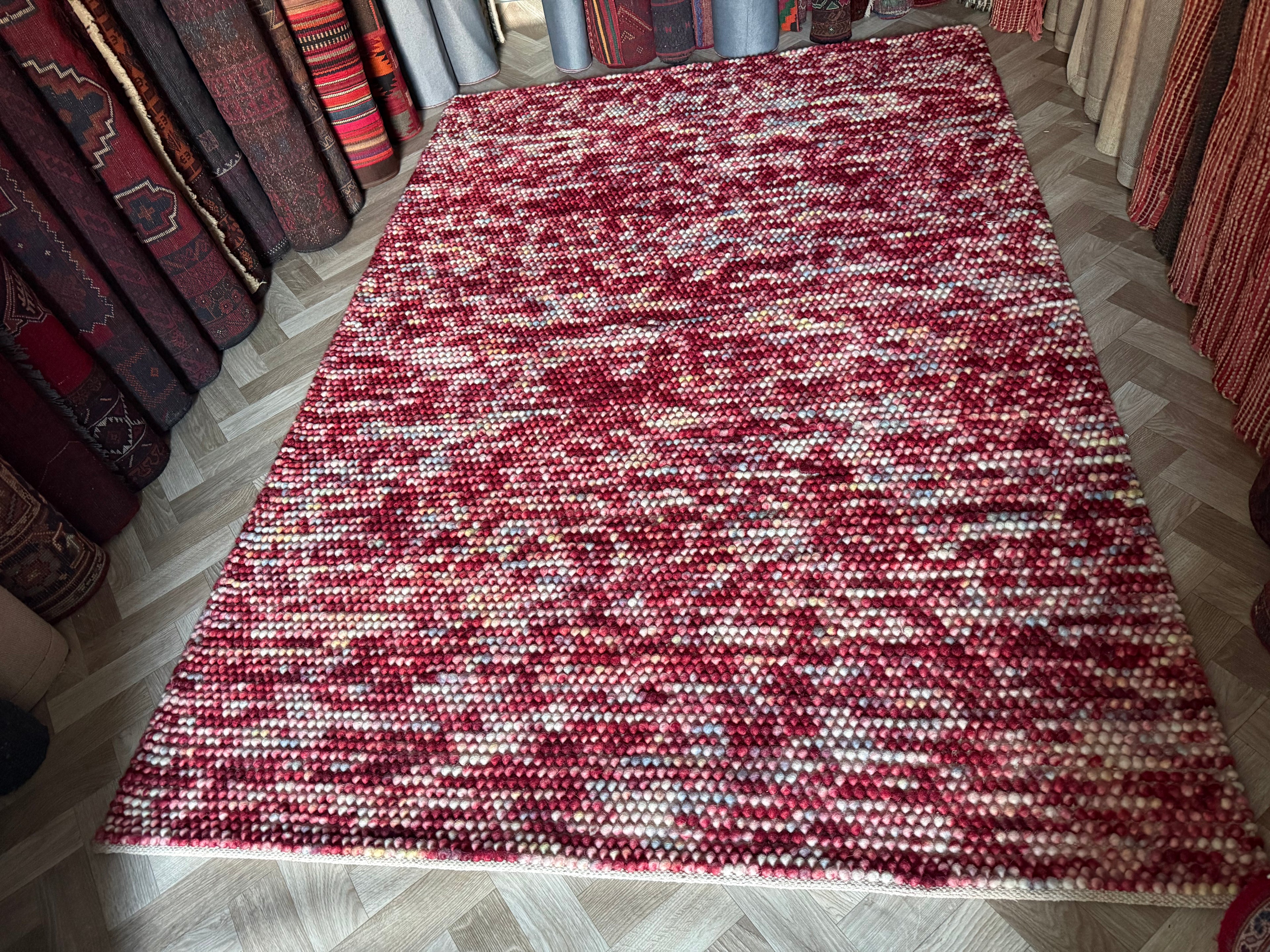 Beautiful Handmade Modern Wool Rug – 230 × 160 can