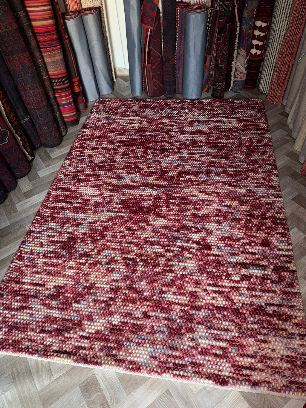 Beautiful Handmade Modern Wool Rug – 230 × 160 can